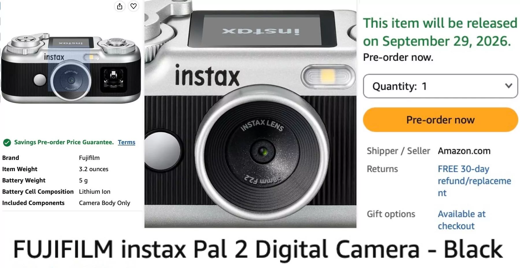 Előrendelhető a Fujifilm Instax Pal 2 és az új Wide Printer 2